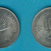 Japan 100 Yen 1972 - Olympische Winterspiele in Sapporo