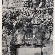 AK Schiller Denkmal 1788 Rudolstadt Thüringen - unbenutzt