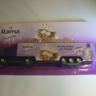 Modellauto Werbe Truck Rama Cremefine Nichts lieber als Pilze (Neu + OVP)