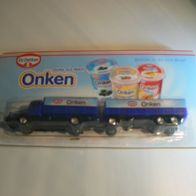 Modellauto Werbe Truck Dr. Oetker Onken Gutes aus Milch (Neu + OVP)