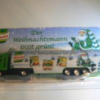 Modellauto Werbe Truck Knorr Der Weihnachtsmann is(s)t grün ! (Neu + OVP)