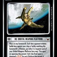 Star Trek CCG - HQ: Orbital Weapons Plat (25 R) - Trouble with Tribbles (TWT) - STCCG