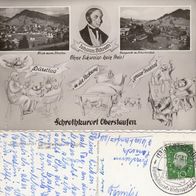 AK Oberstaufen Allgäu Schrothkurort von 1959 s/ w