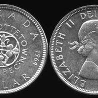 Kanada - 1 Dollar - 1964 - Quebeck