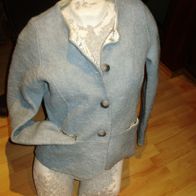 Container Blazer hellblau Mohair S