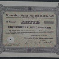 Brennabor-Werke Aktiengesellschaft 1935 100 RM