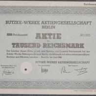 Butzke-Werke Aktiengesellschaft 1942 1000 RM