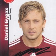 1. FC Nürnberg Autogrammkarte 2008 Daniel Gygax Satz 1