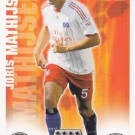 Hamburger SV Topps Trading Card 2008 Joris Mathijsen Nr.133