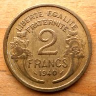 2 Francs 1940 Frankreich