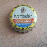Krombacher Weizen Zitrone alkoholfrei Cash-Korken 2022
