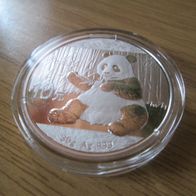China Panda 2017, 30g 999 Silber, 10 Yuan, Originalkapsel.