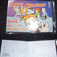 Briefkarte Krasse Clique - Cool, dass wir Freunde sind - Happy Birthday! - Geburtstag