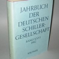 Jahrbuch der Deutschen Schillergesellschaft Nr. 26 - 1982