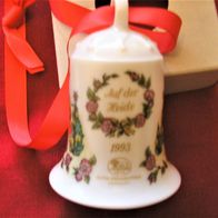 Hutschenreuther Weihnachtsglocke " Auf der Heide " aus dem Jahr 1993