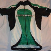 KD Nakamura Fahrrad-Trikot Gr. S Climate Drygrün schwarz weiß Jacke Kurzarm gut