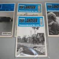 4* Der Landser Großband - Sammelband Nr. 96, 122, 141, 145, inkl. Schutzhüllen