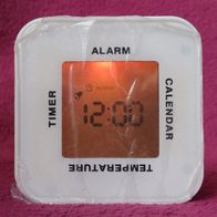 NEU: LCD Wecker Multicolor Beleuchtung Timer Thermometer 4-Seiten-Display Klocki