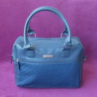 NEU: Damen Handtasche 30x22x11 Umhänge Tasche Schulter Reißverschluss dunkelblau