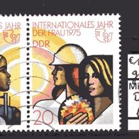 DDR 1975 Internationales Jahr der Frau W Zd 319 gestempelt