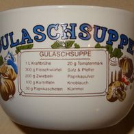 CF Suppentasse Porzellan Rezept f Gulaschsuppe weiß Porzellan kaum gebraucht einwandf