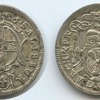 Salzburg Erzbistum Batzen 4 Kreuzer 1726 "Franz Anton v. Harrach " (1709-1727) vz