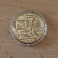 Bitcoin Münze Gold