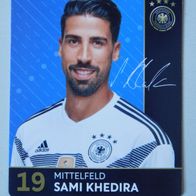 Sami Khedira WM 2018 DFB Rewe-Karte 19 - normale