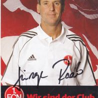 1. FC Nürnberg Autogrammkarte 2005 Jürgen Raab
