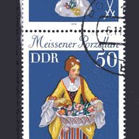 DDR 1979 Meissener Porzellan (I) S Zd 191 gestempelt