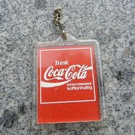 Coca Cola Schlüsselanhänger aus Kunststoff ALT