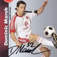 1. FC Nürnberg Autogrammkarte 2008 Dominic Maroh Satz 2