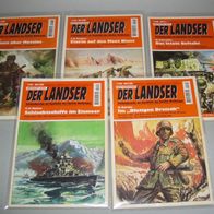 5* Der Landser 2191, 2195-2198, inkl. Schutzhüllen