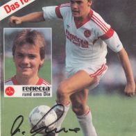 1. FC Nürnberg Autogrammkarte 1987 Manfred Schwabl