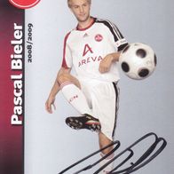 1. FC Nürnberg Autogrammkarte 2008 Pascal Bieler Satz 2