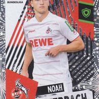 1. FC Köln Topps Sammelbild 2021 Noah Katterbach Glitzerbild Bildnummer 256
