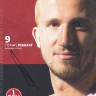 1. FC Nürnberg Autogrammkarte 2014 Tomas Pekhart