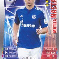Schalke 04 Topps Match Attax Trading Card 2015 Matija Nastasic Nr.274