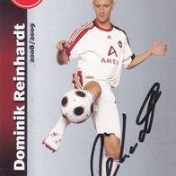 1. FC Nürnberg Autogrammkarte 2008 Dominik Reinhardt Satz 2