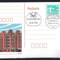 DDR 1990 Bildpostkarte P 91 gestempelt / ESST