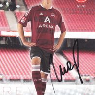 1. FC Nürnberg Autogrammkarte 2011 Philipp Wollscheid