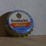 Kronkorken Krombacher Weizen alkoholfrei Aktion Kronkorken 2015