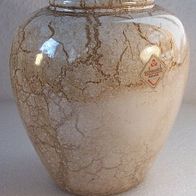 Ovale Scheurich Keramik Vase, 60ger Jahre * **