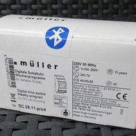 NEU: digitale Schaltuhr "Müller" SC 28.11 pro4 16 A 50-60Hz Wochenprogramm Zeit