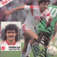 1. FC Nürnberg Autogrammkarte 1989 Thomas Kristl