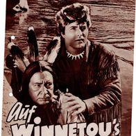 Western Filmprogramm IFB Nr. 1303 Auf Winnetou`s Spuren George Montgomery 4 Seiten