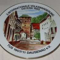 C Wandteller Sammelteller 1985 3 Internationale Volkswanderung TUS 1907/11 Dausenau A