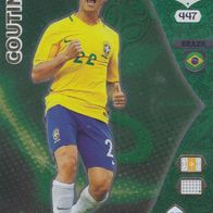 Panini Trading Card Fussball WM 2018 Coutinho Nr.447 Game Changer aus Brasilien