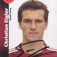 1. FC Nürnberg Autogrammkarte 2008 Christian Eigler Satz 1