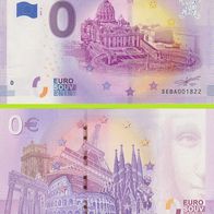 0 Euro Schein Vaticano SEBA 2019-2 selten Nr 1824